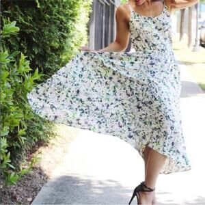 Cabi Margarita floral print dress lightweight dress size small